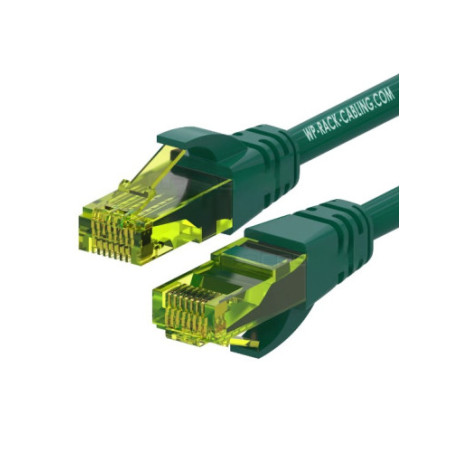 WP WPC-PAT-6AU010G cable de red Verde 1 m Cat6a U/UTP (UTP) | APLIUM