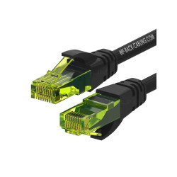 WP WPC-PAT-6AU010BL cable de red Negro, Verde 1 m Cat6a U/UT | APLIUM