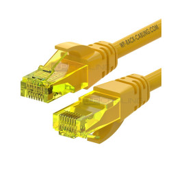 WP WPC-PAT-6AU005Y cable de red Amarillo 0,5 m Cat6a U/UTP ( | APLIUM