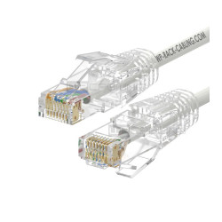 WP WPC-PAT-6AU005W-S cable de red Blanco 0,5 m Cat6a U/UTP ( | APLIUM