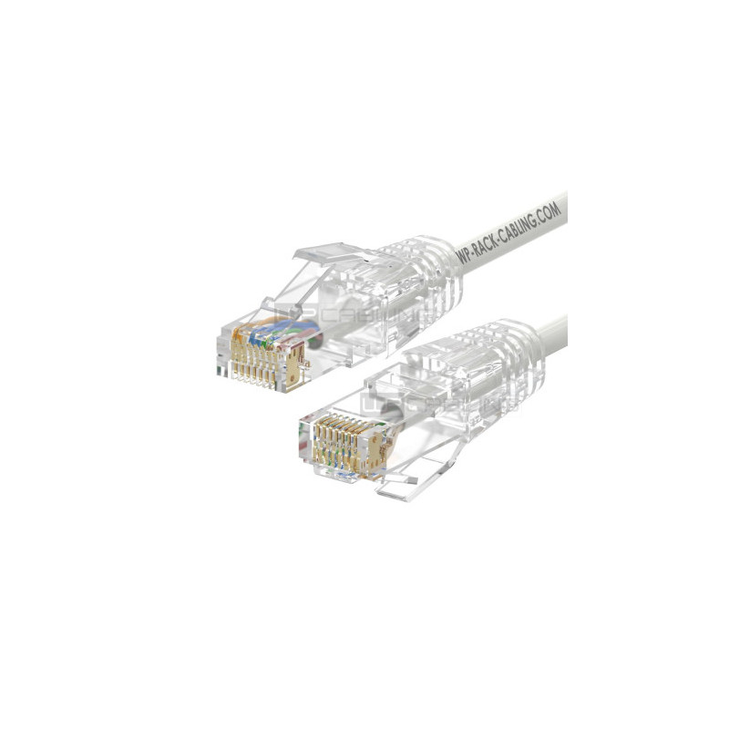 WP WPC-PAT-6AU005W-S cable de red Blanco 0,5 m Cat6a U/UTP ( | APLIUM