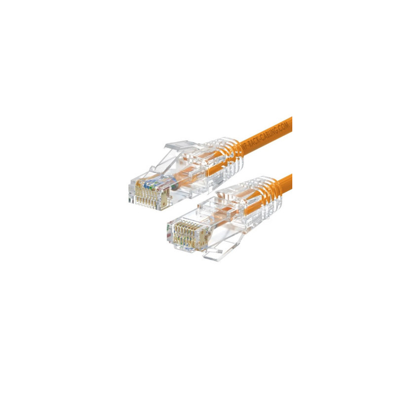 WP WPC-PAT-6AU005O-S cable de red Naranja, Transparente 0,5 | APLIUM
