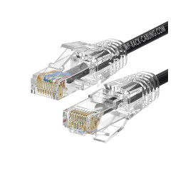 WP WPC-PAT-6AU005BL-S cable de red Negro 0,5 m Cat6a U/UTP ( | APLIUM