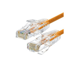 WP WPC-PAT-6AU002O-S cable de red Naranja, Transparente 0,2 | APLIUM