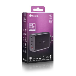 NGS BUD 240W Universal Negro Corriente alterna Carga rápida | APLIUM
