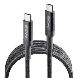 NGS KNOT 65W-3 cable USB USB 2.0 3 m USB C 0,48 Gbit/s Negro | APLIUM