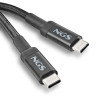 NGS KNOT 65W-3 cable USB USB 2.0 3 m USB C 0,48 Gbit/s Negro | APLIUM