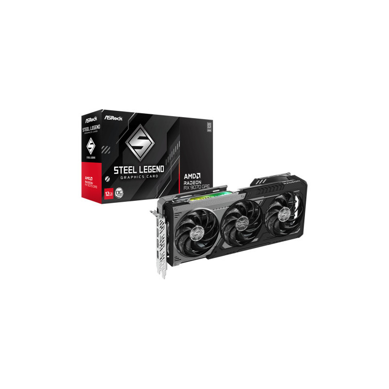 Asrock RX9070GRE SLD 12GO AMD Radeon RX 9070 GRE 12 GB GDDR6 | APLIUM