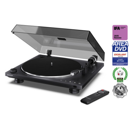 Sharp RP-TT100 Tocadiscos Bt 5.4, Usb-c, Cartucho Audio-tech | APLIUM