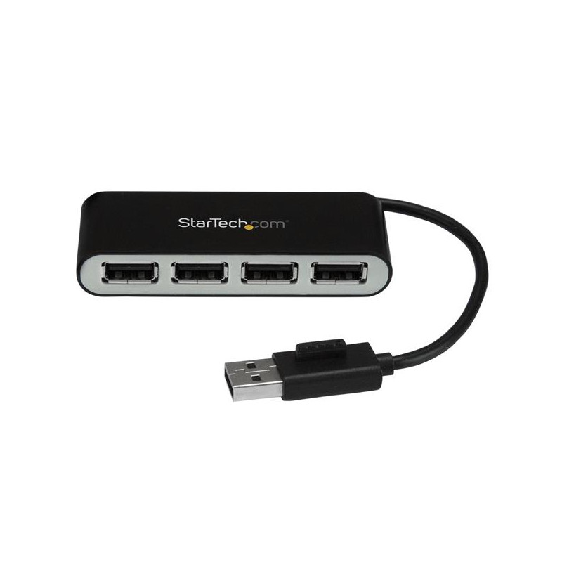 4 Port Portable USB 2.0 Hub with Cable