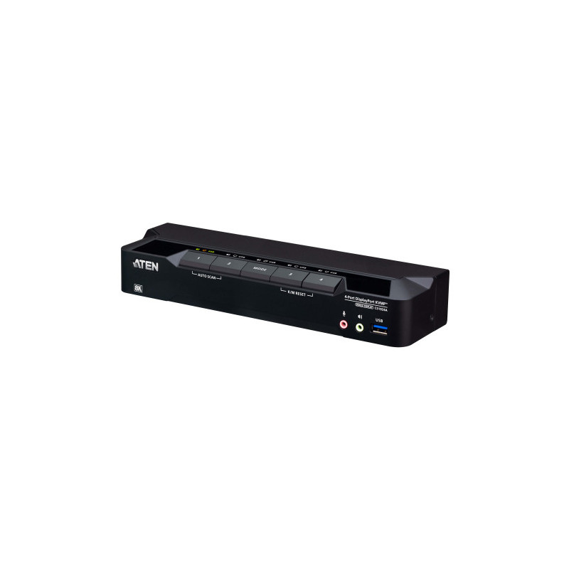 ATEN Conmutador KVMP™ de 4 puertos USB 3.0 y DisplayPort 8K | APLIUM