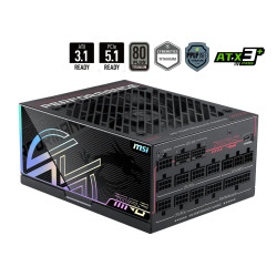 Fuente Alimentacion Msi Mpg AI1600TS PCIE5,PSU,1600W,80 Plus | APLIUM
