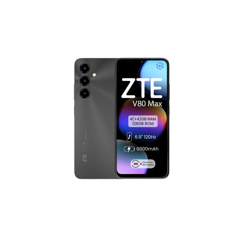 Zte V80 Max 4+128 Negro | APLIUM