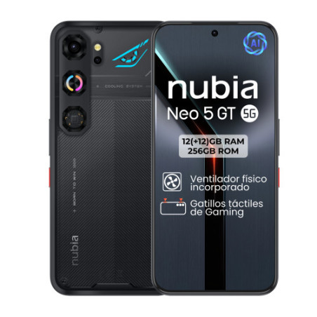 Zte Nubia Neo 5 Gt 5G 12+256 Negro | APLIUM