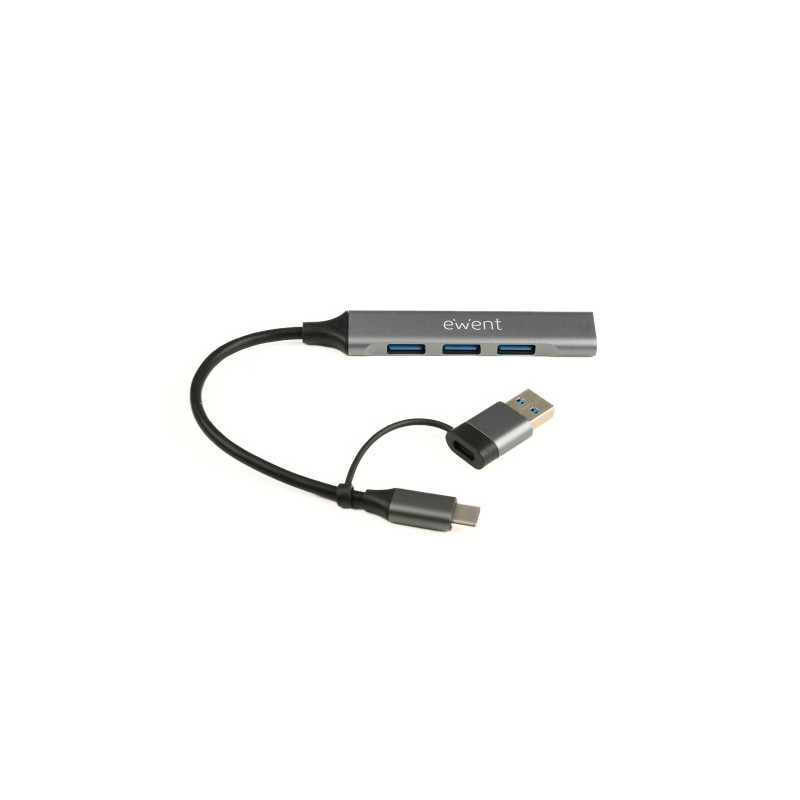 Ewent EW1154 hub de interfaz USB 3.2 Gen 1 (3.1 Gen 1) Type- | APLIUM