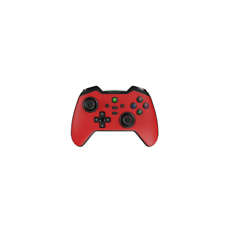 GENESIS Mangan 400 Rojo Bluetooth Gamepad Analógico/Digital | APLIUM