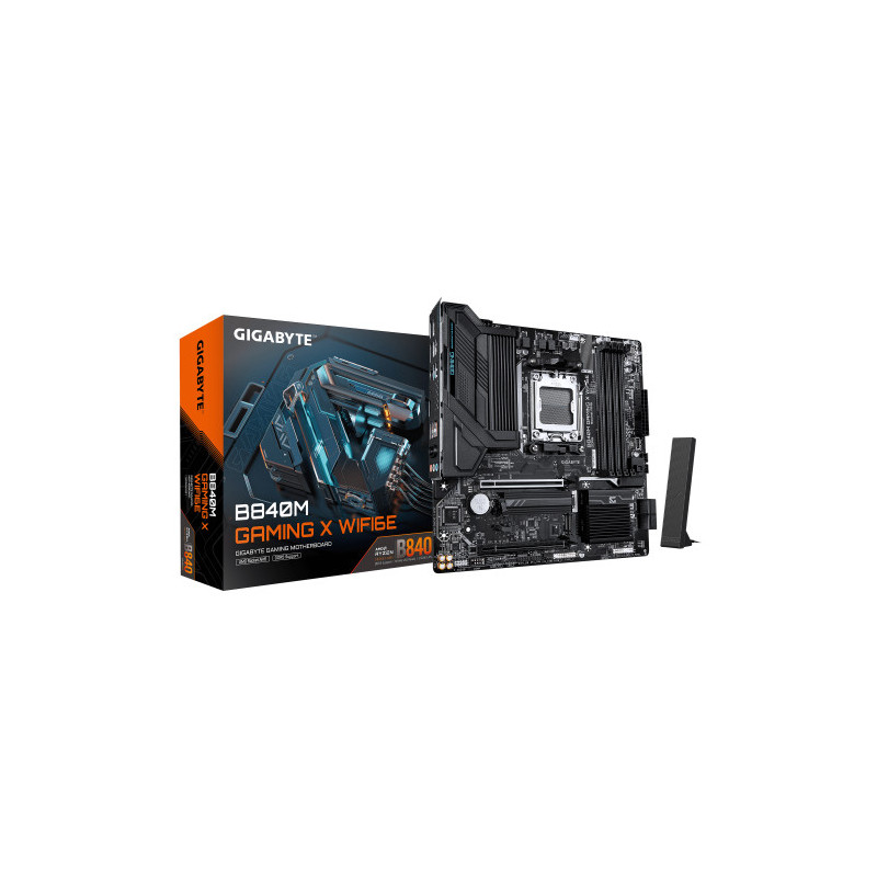 Placa Gigabyte B840M Gaming X WIFI6E,AMD,AM5,B840,4DDR5,256G | APLIUM