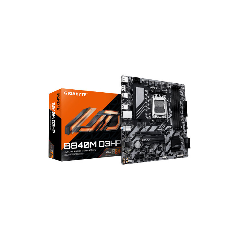 GIGABYTE B840M D3HP Placa Base – CPUs AMD Ryzen 9000, VRM de | APLIUM