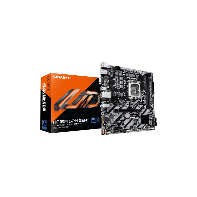 Placa Gigabyte H810M S2H GEN5,INTEL,1851,H810,2DDR5,128GB,VG | APLIUM