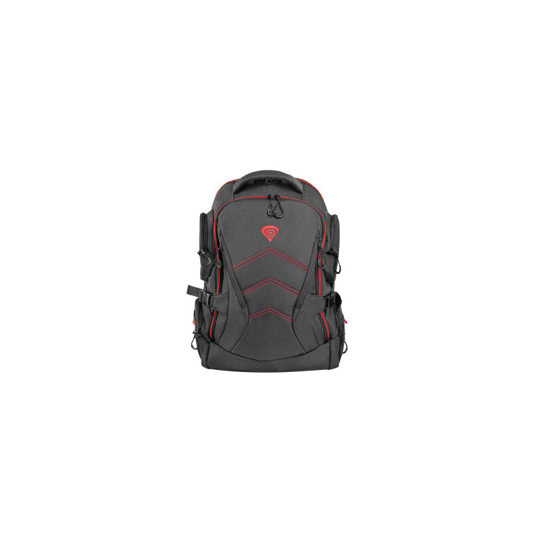 GENESIS Pallad 550 43,9 cm (17.3") Mochila Negro, Rojo | APLIUM