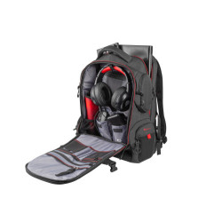 GENESIS Pallad 550 43,9 cm (17.3") Mochila Negro, Rojo | APLIUM