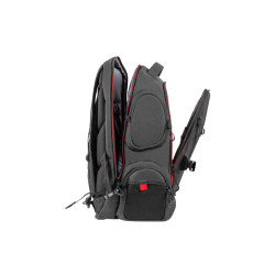 GENESIS Pallad 550 43,9 cm (17.3") Mochila Negro, Rojo | APLIUM