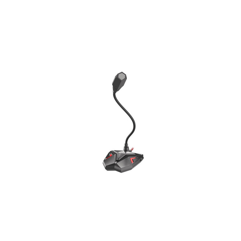 GENESIS Radium 100 Negro, Rojo Micrófono para PC | APLIUM