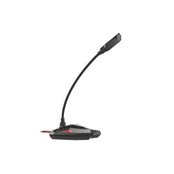 GENESIS Radium 100 Negro, Rojo Micrófono para PC | APLIUM
