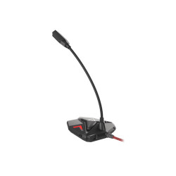 GENESIS Radium 100 Negro, Rojo Micrófono para PC | APLIUM