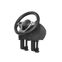 GENESIS Seaborg 400 Negro, Plata USB Volante + Pedales Ninte | APLIUM