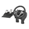 GENESIS Seaborg 400 Negro, Plata USB Volante + Pedales Ninte | APLIUM