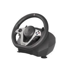 GENESIS Seaborg 400 Negro, Plata USB Volante + Pedales Ninte | APLIUM
