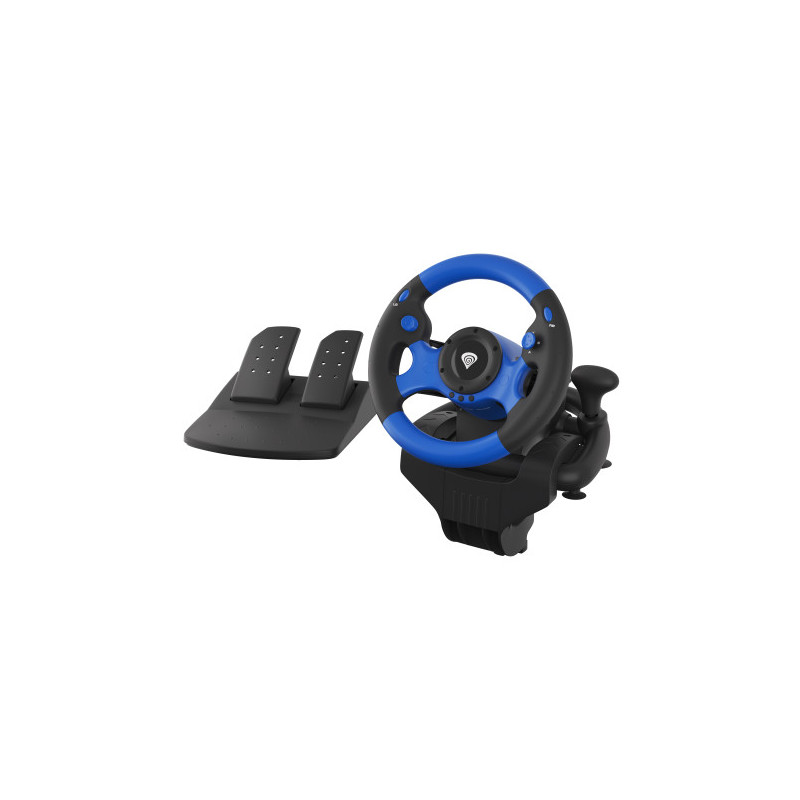 GENESIS Seaborg 350 Negro, Azul USB Volante + Pedales Ninten | APLIUM