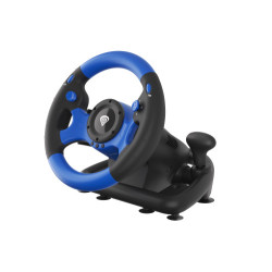GENESIS Seaborg 350 Negro, Azul USB Volante + Pedales Ninten | APLIUM