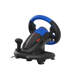 GENESIS Seaborg 350 Negro, Azul USB Volante + Pedales Ninten | APLIUM