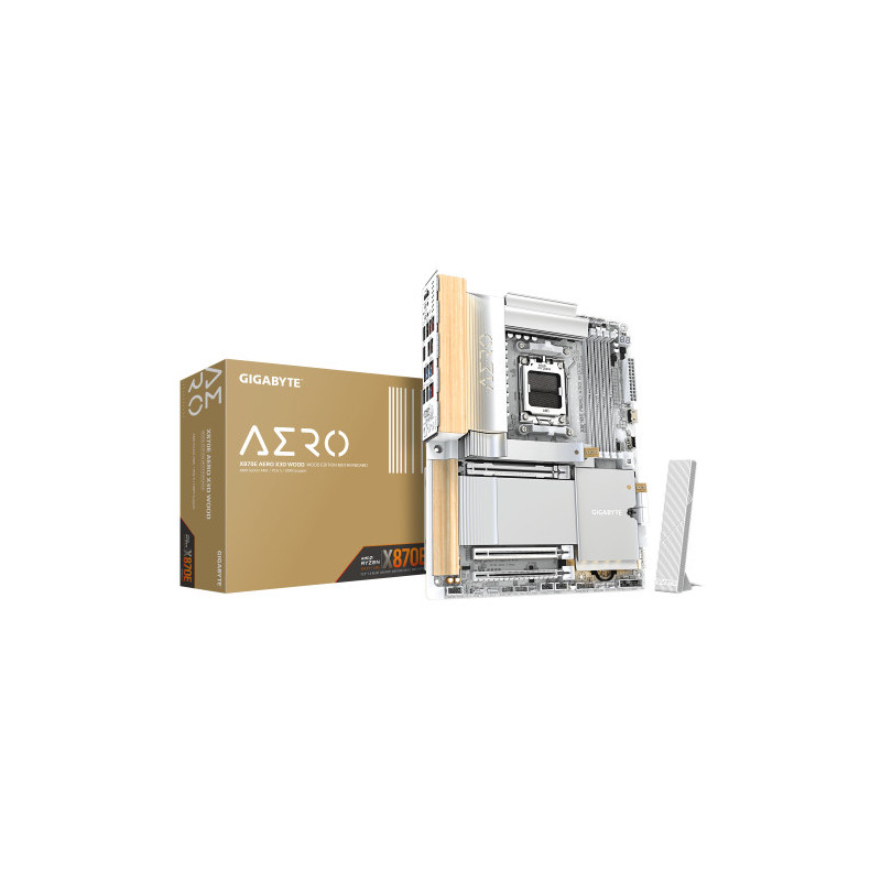 9MX87EOXD-00-G10 - Placa Base Gigabyte X870E AERO X3D WOOD | APLIUM