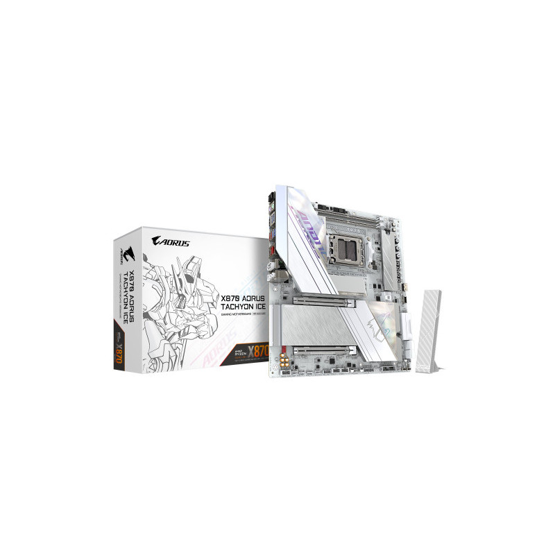 GIGABYTE X870 AORUS TACHYON ICE Placa Base – Compatible con | APLIUM