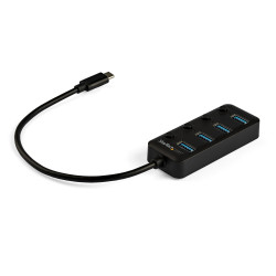 Hub - USB C 4-Port with On/Off Switches