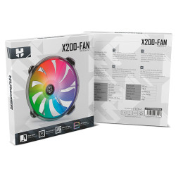 NOX X200-FAN Carcasa del ordenador Ventilador 20 cm Translúc | APLIUM