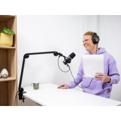 Trust GXT 255+ Onyx Negro Micrófono para PC | APLIUM