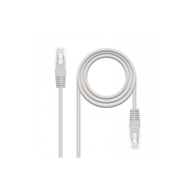 Cable de Red RJ45 UTP Nanocable 10.20.0405 Cat.6/ 5m/ Gris | APLIUM