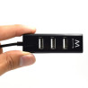 Ewent EW1123 hub de interfaz 480 Mbit/s Negro | APLIUM