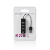 Ewent EW1123 hub de interfaz 480 Mbit/s Negro | APLIUM
