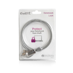 Ewent EW1241 cable antirrobo Plata 1,5 m | APLIUM