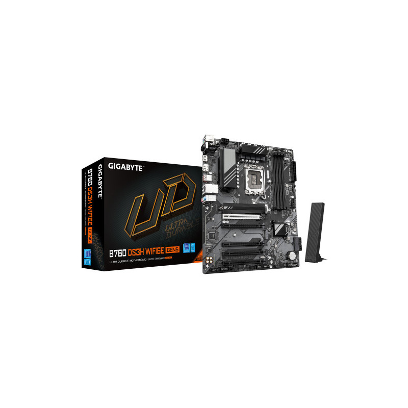 Placa Gigabyte B760 DS3H WF6E GEN5,INTEL,1700,B760,4DDR5,256 | APLIUM