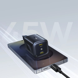 Os-baseus Picogo AN13 Fast Charger 2C 45W Eu Cosmic Black | APLIUM