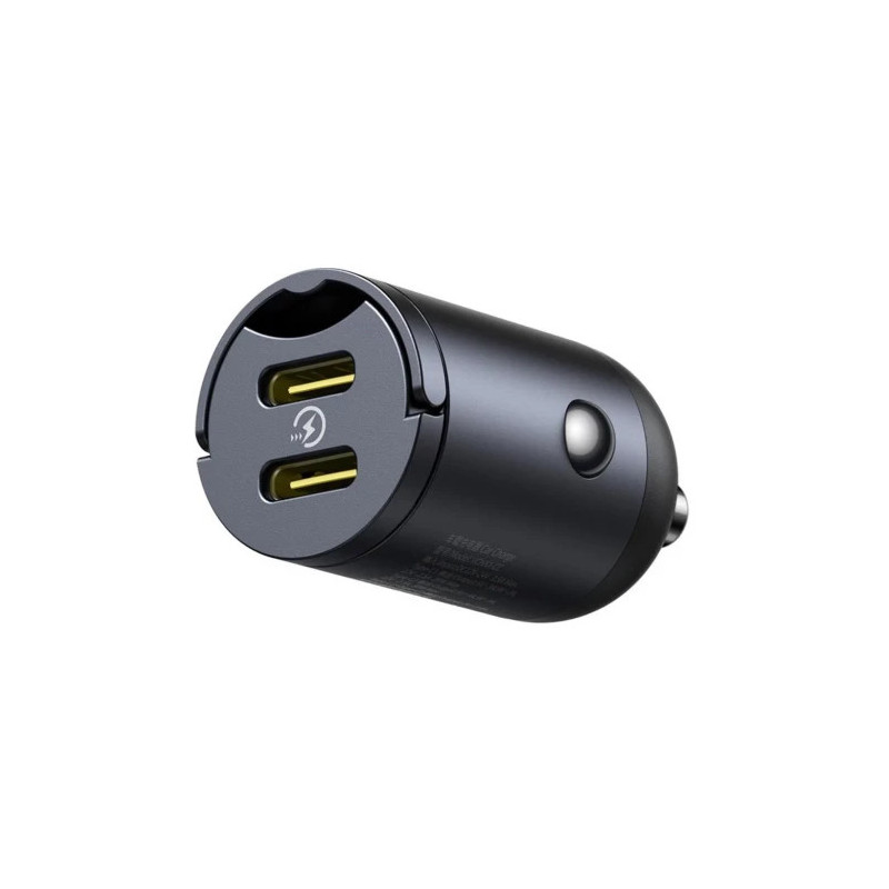 Baseus Tiny Star Mini Car Charger 2C 30W Cosmic Black | APLIUM