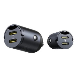 Baseus Tiny Star Mini Car Charger 2C 30W Cosmic Black | APLIUM