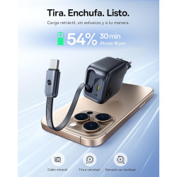 Os-baseus Enercore CJ11 Fast Charger With Retractable Cable | APLIUM