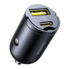 Baseus Tiny Star Mini Car Charger (U+C) 30W Cosmic Black | APLIUM